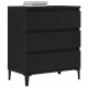 Sonata H Сайдборд Черен Дъб 60x35x70 см Инженерна Дървесина