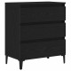 Sonata H Сайдборд Черен Дъб 60x35x70 см Инженерна Дървесина