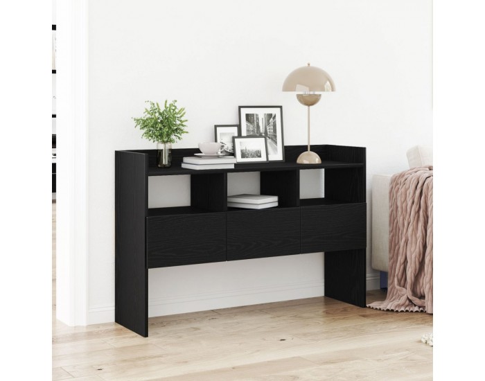 Sonata H Черен дъб страничен шкаф 105x30x70 см от инженерна дървесина