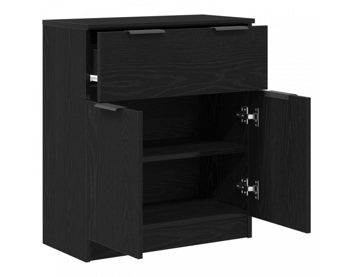 Sonata H Черен дъбов шкаф 60x30x70 см Инженерна дървесина