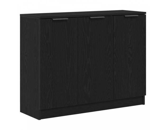 Sonata H Черен дъбов сървър 90,5x30x70 см Инженерна дървесина