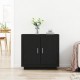 страничен шкаф Sonata H Черен дъб 80x40x75 см Инженерна дървесина