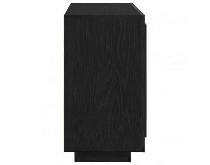 страничен шкаф Sonata H Черен дъб 80x40x75 см Инженерна дървесина