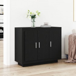 страничен шкаф Sonata H Черен Дъб 92x35x75 см от инженерна дървесина - Corpuri, vitrine, biblioteci modulare