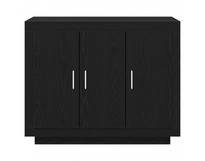 страничен шкаф Sonata H Черен Дъб 92x35x75 см от инженерна дървесина