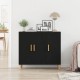 Sonata H Съединител Черен Дъб 90x34x80 см Инженерна Дървесина