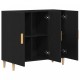 Sonata H Съединител Черен Дъб 90x34x80 см Инженерна Дървесина