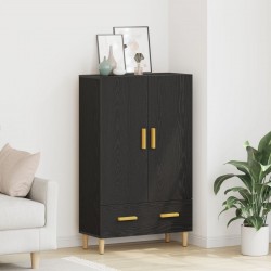 Sonata H Висок шкаф в черен дъб, 70x31x115 см, изработен от инженерна дървесина - Corpuri, vitrine, biblioteci modulare