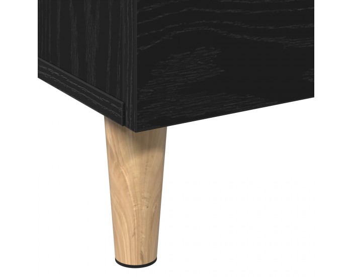 Sonata H Висок шкаф в черен дъб, 70x31x115 см, изработен от инженерна дървесина