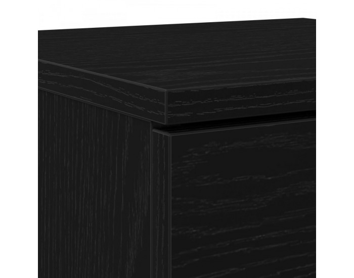 Sonata H Черен дъбов шкаф 30x30x70 см изработен от инженерна дървесина