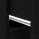 Sonata H ТВ шкафове 2 бр Черен дъб 30x30x70 см Инженерна дървесина