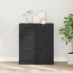 Sonata H ТВ шкафове 2 бр Черен дъб 30x30x70 см Инженерна дървесина
