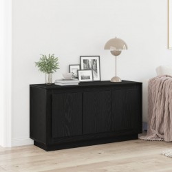 Sonata H Страничен шкаф Черен дъб 102x35x55 см Инженерна дървесина - Corpuri, vitrine, biblioteci modulare