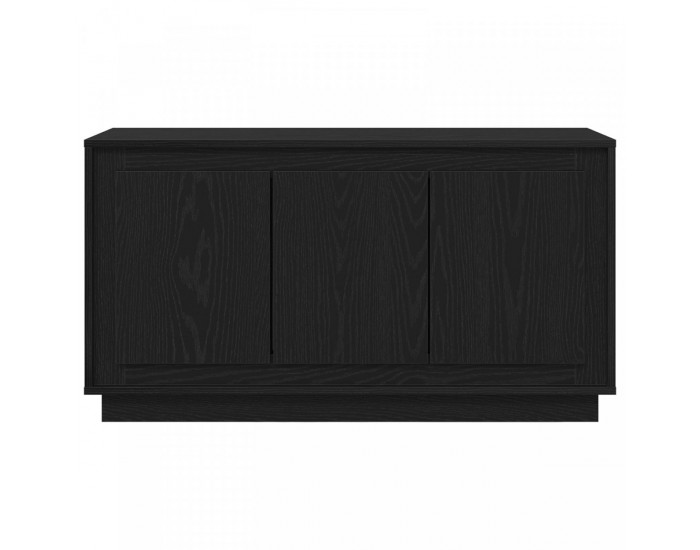 Sonata H Страничен шкаф Черен дъб 102x35x55 см Инженерна дървесина