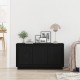 Sonata H Страничен шкаф Черен дъб 102x35x55 см Инженерна дървесина