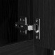 Sonata H Страничен шкаф Черен дъб 102x35x55 см Инженерна дървесина