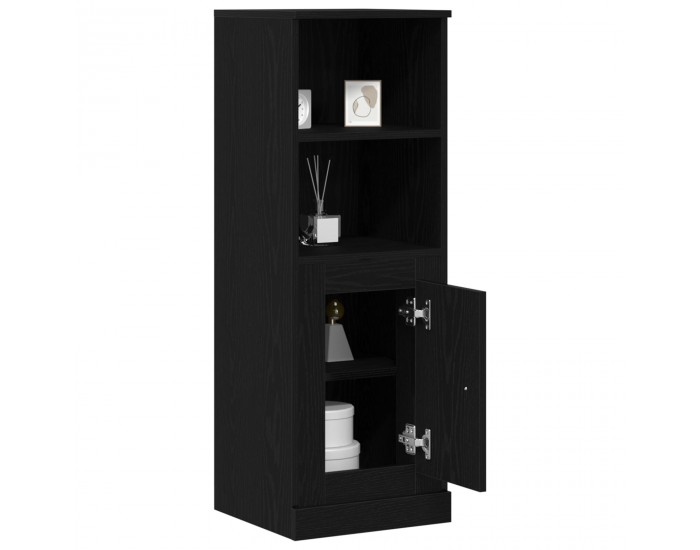 Sonata H Висок шкаф Черен дъб 36x35.5x103.5 см Композитна дървесина