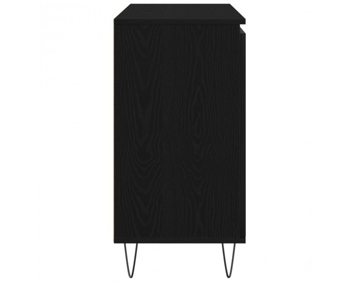 страничен шкаф Sonata H Черен Дъб 101,5x35x70 см Инженерна дървесина