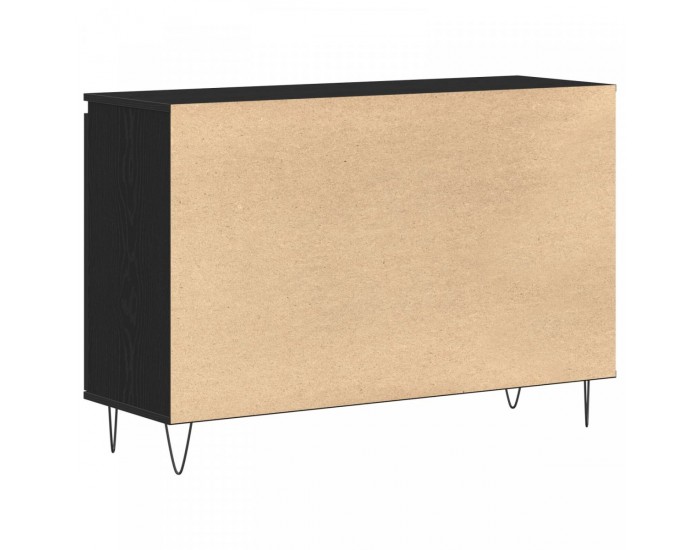 страничен шкаф Sonata H Черен Дъб 101,5x35x70 см Инженерна дървесина