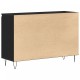 страничен шкаф Sonata H Черен Дъб 101,5x35x70 см Инженерна дървесина