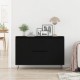 страничен шкаф Sonata H Черен Дъб 101,5x35x70 см Инженерна дървесина
