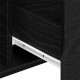 страничен шкаф Sonata H Черен Дъб 101,5x35x70 см Инженерна дървесина