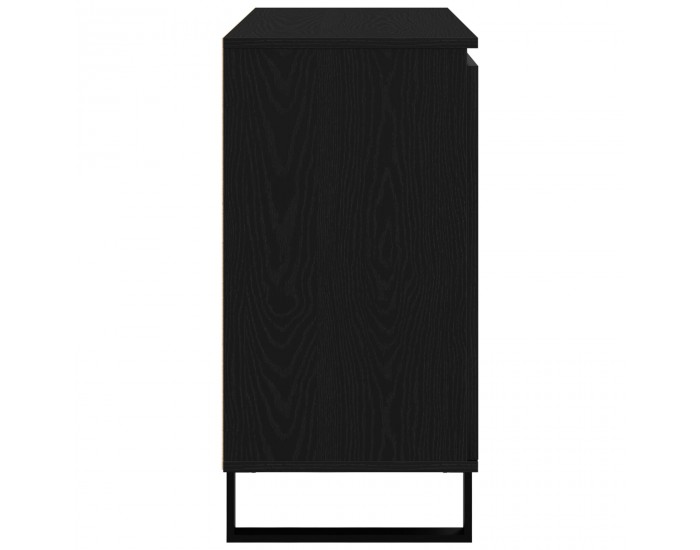 Sonata H Сайдборд Черен Дъб 104x35x70 см Инженерна Дървесина