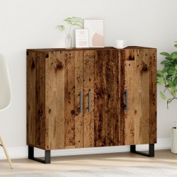 Sonata H Стойка с 3 врати от старо дърво 90x34x80 см, инженерна дървесина - Corpuri, vitrine, biblioteci modulare