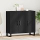 Sonata H Бюфет с 3 врати Черен дъб 90x34x80 см Инженерна дървесина
