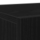 Sonata H Бюфет с 3 врати Черен дъб 90x34x80 см Инженерна дървесина