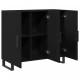 Sonata H Бюфет с 3 врати Черен дъб 90x34x80 см Инженерна дървесина