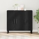 Sonata H Бюфет с 3 врати Черен дъб 90x34x80 см Инженерна дървесина
