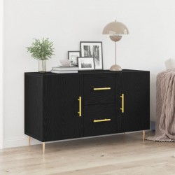 страничен шкаф Sonata H Черен дъб 100x36x60 см от инженерна дървесина - Corpuri, vitrine, biblioteci modulare