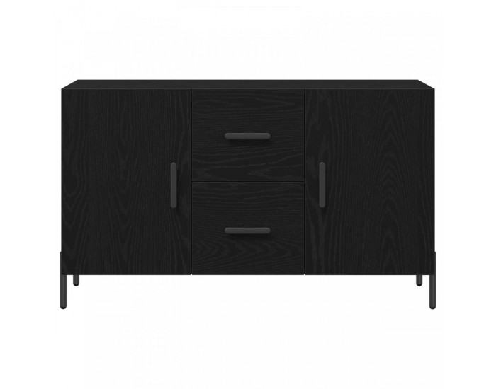 Sonata H Стенен бюфет Черен дъб 100x36x60 см от инженерна дървесина
