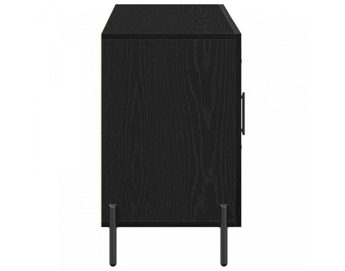 Sonata H Стенен бюфет Черен дъб 100x36x60 см от инженерна дървесина