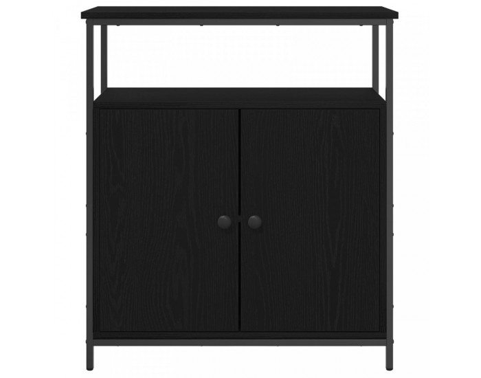 страничен шкаф Sonata H Черен дъб 70x30x80 см от инженерна дървесина