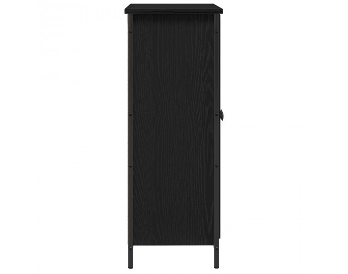 Sonata H Бюфет  Черен дъб 70x30x80 см Инженерна дървесина и стомана