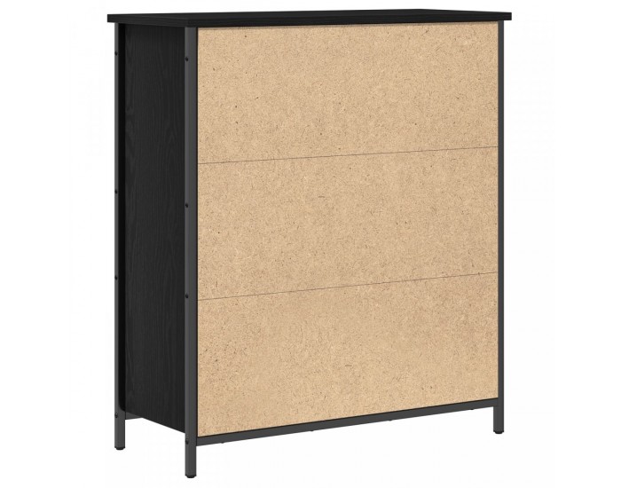 Sonata H Бюфет  Черен дъб 70x30x80 см Инженерна дървесина и стомана