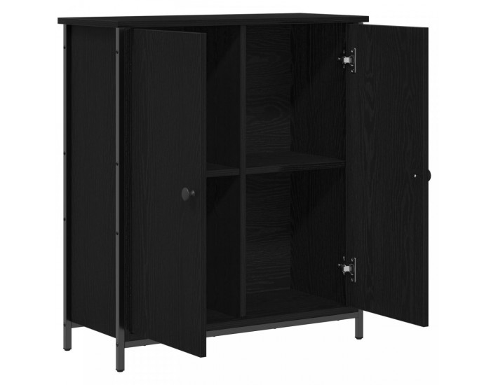 Sonata H Бюфет  Черен дъб 70x30x80 см Инженерна дървесина и стомана