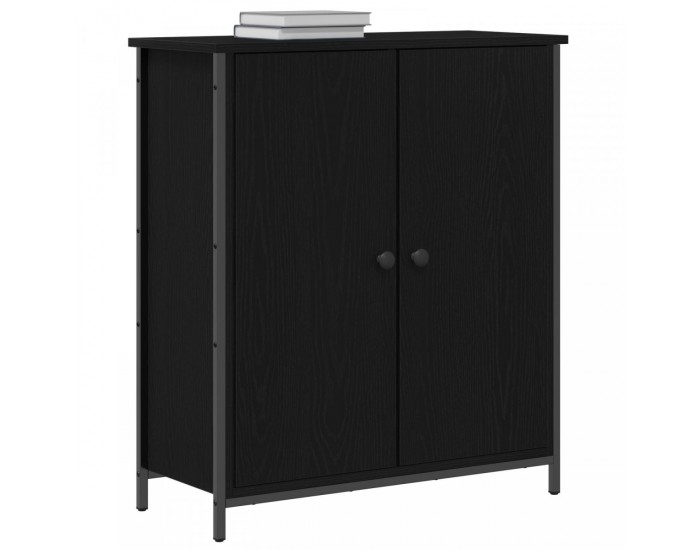 Sonata H Бюфет  Черен дъб 70x30x80 см Инженерна дървесина и стомана