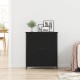 Sonata H Бюфет  Черен дъб 70x30x80 см Инженерна дървесина и стомана
