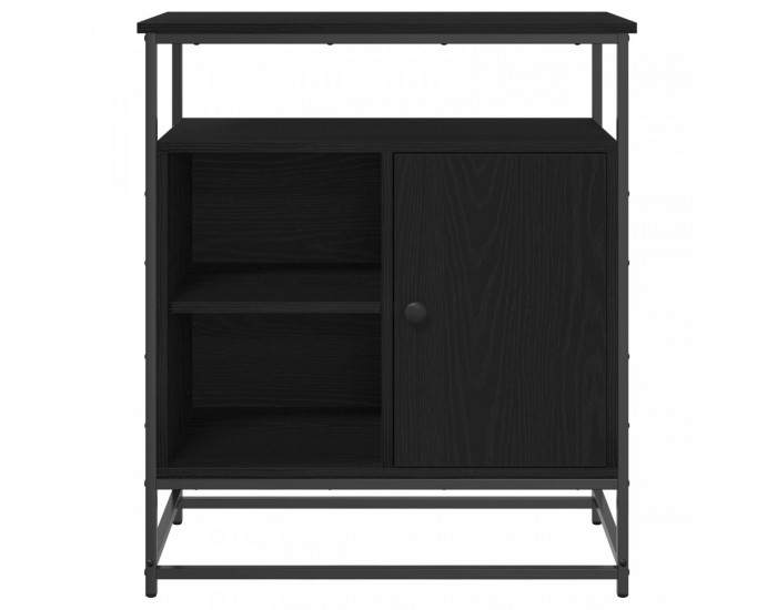 Sonata H Секретар черен дъб 69x35x80 см Инженерна дървесина и стомана
