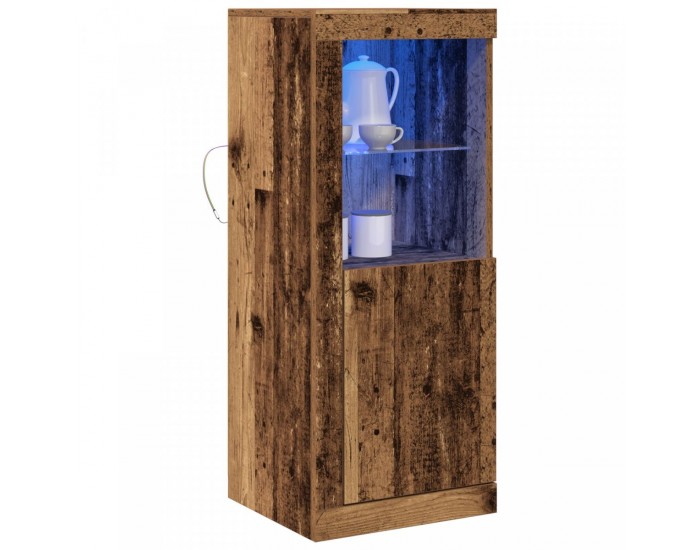 Sonata H Стенка с LED осветление Дървесина 41x37x100 см
