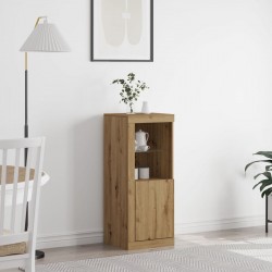 Sonata H Комод с LED осветление Артизан дъб 41x37x100 см - Corpuri, vitrine, biblioteci modulare