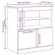 Sonata H Комод с LED лампи Артисан Оук 60x37x67 см