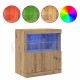Sonata H Комод с LED лампи Артисан Оук 60x37x67 см