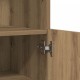 Sonata H Стенен шкаф с LED светлини от артин дъб 60x37x100 см