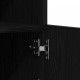 Sonata H Комод с LED светлини Черен дъб 60,5x37x67 см