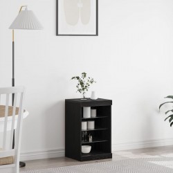 страничен шкаф Sonata H с LED осветление Черен дъб 41x37x67 см - Corpuri, vitrine, biblioteci modulare