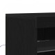 страничен шкаф Sonata H с LED осветление Черен дъб 41x37x67 см